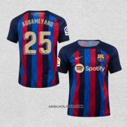 Camiseta Primera Barcelona Jugador Aubameyang 2022-2023