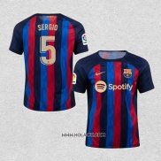 Camiseta Primera Barcelona Jugador Sergio 2022-2023
