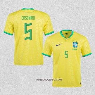 Camiseta Primera Brasil Jugador Casemiro 2022