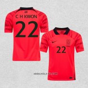 Camiseta Primera Corea del Sur Jugador Chang-Hun Kwon 2022