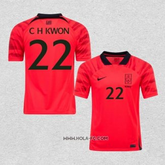 Camiseta Primera Corea del Sur Jugador Chang-Hun Kwon 2022