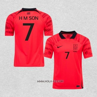 Camiseta Primera Corea del Sur Jugador Son Heung Min 2022