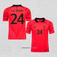 Camiseta Primera Corea del Sur Jugador Yoon Jong Gyu 2022