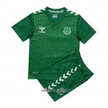 Camiseta Primera Everton Portero 2023-2024 Nino