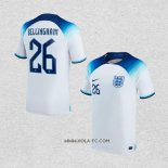 Camiseta Primera Inglaterra Jugador Bellingham 2022