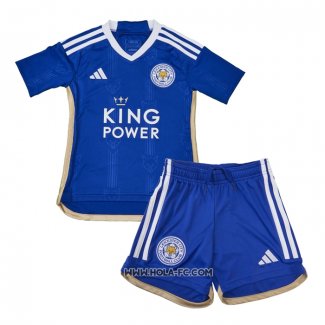 Camiseta Primera Leicester City 2023-2024 Nino