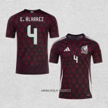 Camiseta Primera Mexico Jugador E.Alvarez 2024