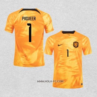 Camiseta Primera Paises Bajos Jugador Pasveer 2022