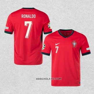 Camiseta Primera Portugal Jugador Ronaldo 2024