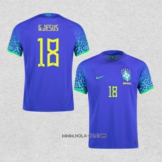 Camiseta Segunda Brasil Jugador G.Jesus 2022