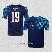 Camiseta Segunda Croacia Jugador Sosa 2022