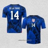 Camiseta Segunda Estados Unidos Jugador De La Torre 2022