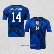 Camiseta Segunda Estados Unidos Jugador De La Torre 2022