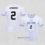 Camiseta Segunda Uruguay Jugador J.M.Gimenez 2022