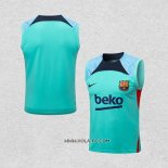 Camiseta de Entrenamiento Barcelona 2022-2023 Sin Mangas Verde