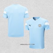 Camiseta de Entrenamiento Manchester City 2022-2023 Azul