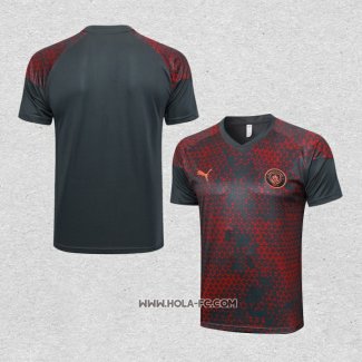 Camiseta de Entrenamiento Manchester City 2023-2024 Rojo