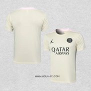 Camiseta de Entrenamiento Paris Saint-Germain Jordan 2024-2025 Amarillo