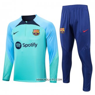 Chandal de Sudadera del Barcelona 2022-2023 Verde