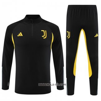 Chandal de Sudadera del Juventus 2023-2024 Nino Negro