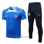 Chandal del Inglaterra 2022-2023 Manga Corta Azul