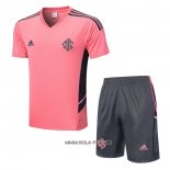 Chandal del SC Internacional 2022-2023 Manga Corta Rosa - Pantalon Corto