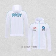 Chaqueta con Capucha del Napoli 2022-2023 Blanco