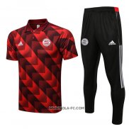 Conjunto Polo del Bayern Munich 2022-2023 Rojo