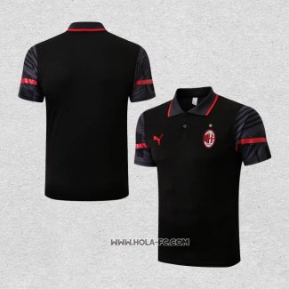 Camiseta Polo del AC Milan 2022-2023 Negro