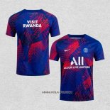 Camiseta Pre Partido del Paris Saint-Germain 2022 Azul y Rojo