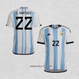 Camiseta Primera Argentina Jugador L.Martinez 2022