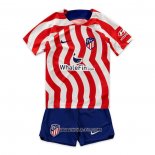 Camiseta Primera Atletico Madrid 2022-2023 Nino