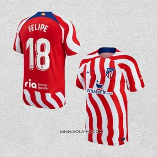 Camiseta Primera Atletico Madrid Jugador Felipe 2022-2023