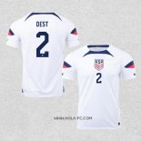 Camiseta Primera Estados Unidos Jugador Dest 2022