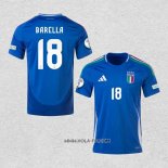 Camiseta Primera Italia Jugador Barella 2024-2025