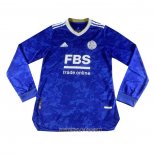 Camiseta Primera Leicester City 2021-2022 Manga Larga