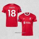 Camiseta Primera Liverpool Jugador Gakpo 2023-2024