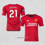 Camiseta Primera Manchester United Jugador Antony 2023-2024