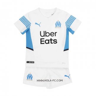 Camiseta Primera Olympique Marsella 2021-2022 Nino