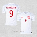 Camiseta Primera Polonia Jugador Lewandowski 2022