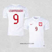 Camiseta Primera Polonia Jugador Lewandowski 2022