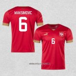 Camiseta Primera Serbia Jugador Maksimovic 2022