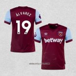 Camiseta Primera West Ham Jugador Alvarez 2023-2024