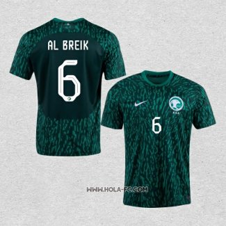 Camiseta Segunda Arabia Saudita Jugador Al-Breik 2022