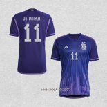 Camiseta Segunda Argentina Jugador Di Maria 2022