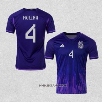 Camiseta Segunda Argentina Jugador Molina 2022
