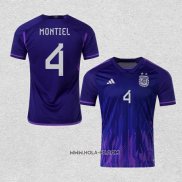 Camiseta Segunda Argentina Jugador Montiel 2022