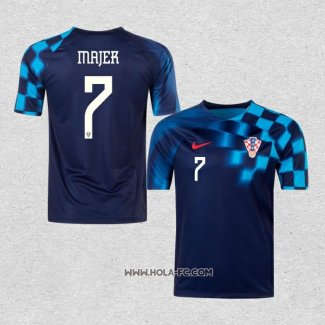 Camiseta Segunda Croacia Jugador Majer 2022