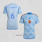 Camiseta Segunda Espana Jugador M.Llorente 2022