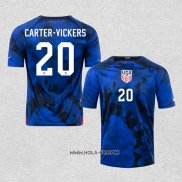 Camiseta Segunda Estados Unidos Jugador Carter-Vickers 2022